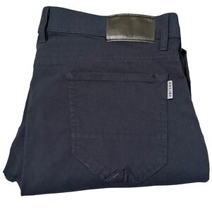Projek Raw Mens Navy Blue Classic Fit Stretch Chino Pants Size 38 145100